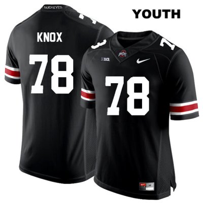 Youth NCAA Ohio State Buckeyes Demetrius Knox #78 College Stitched Authentic Nike White Number Black Football Jersey UF20C51XD